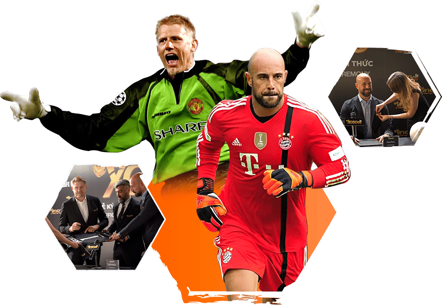 Peter Schmeichel và Pepe Reina - Hai huyền thoại thủ môn thế giới đồng hành cùng XOSO66